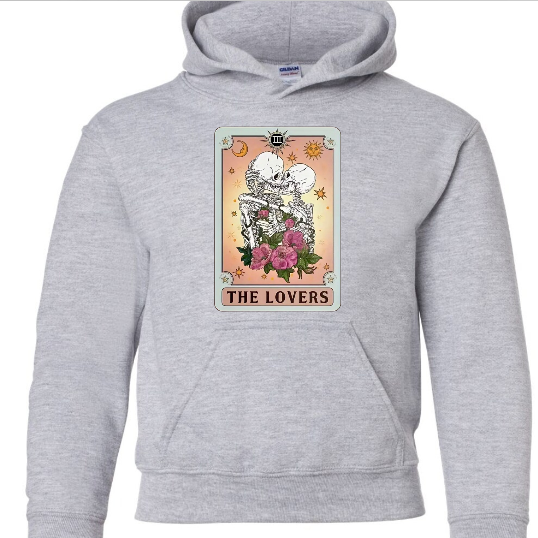 Tarot / Loteria Style Hoodie : The Lovers