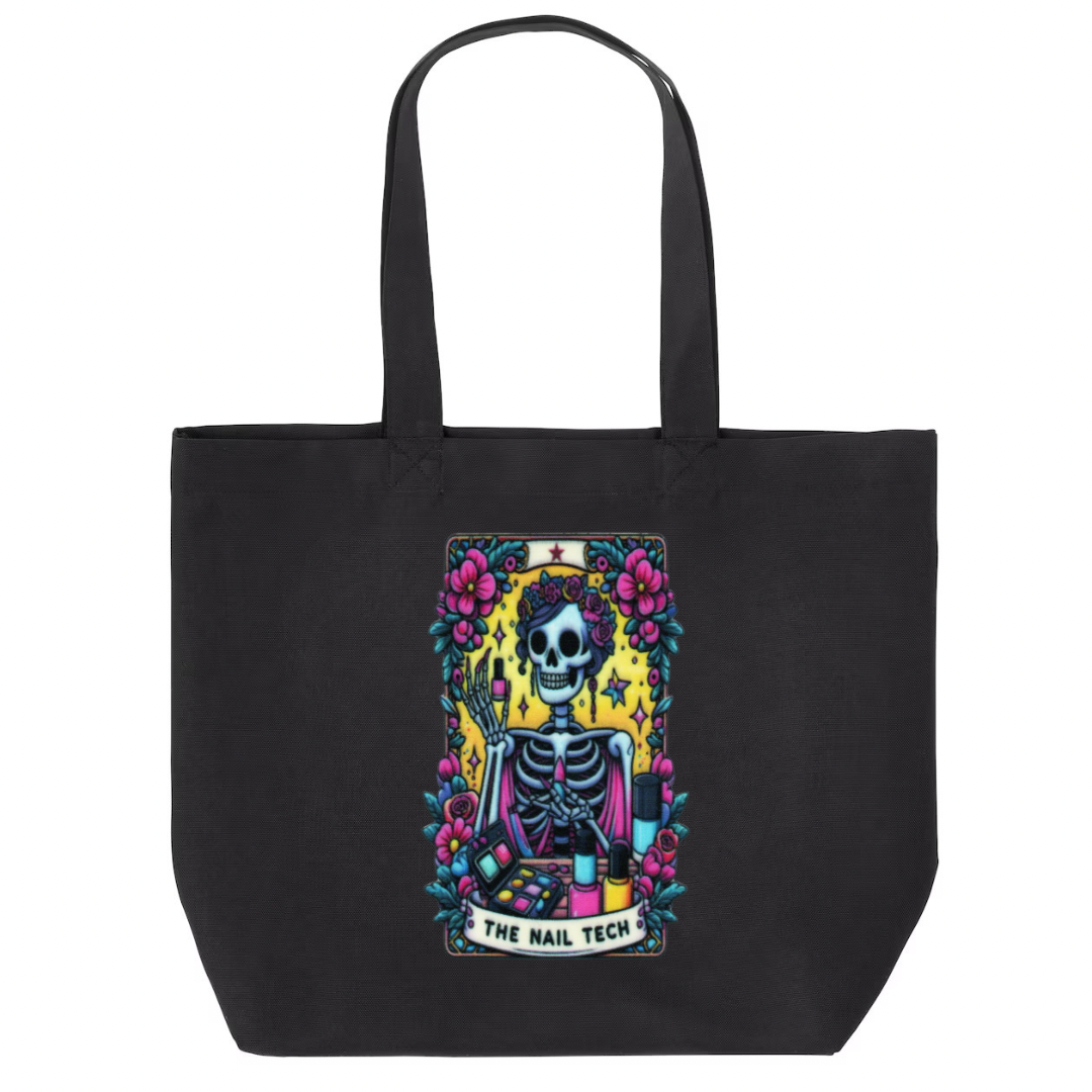 Tarot / Loteria Style Tote Bag : The Nail Tech