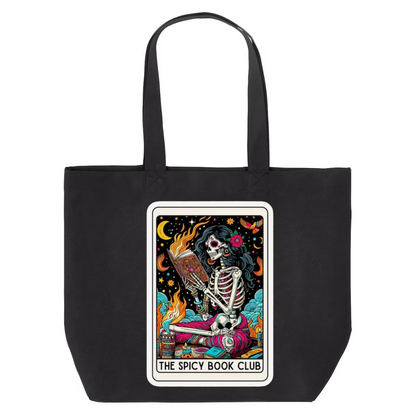 Tarot / Loteria Style Tote Bag : The Spicy Book Club