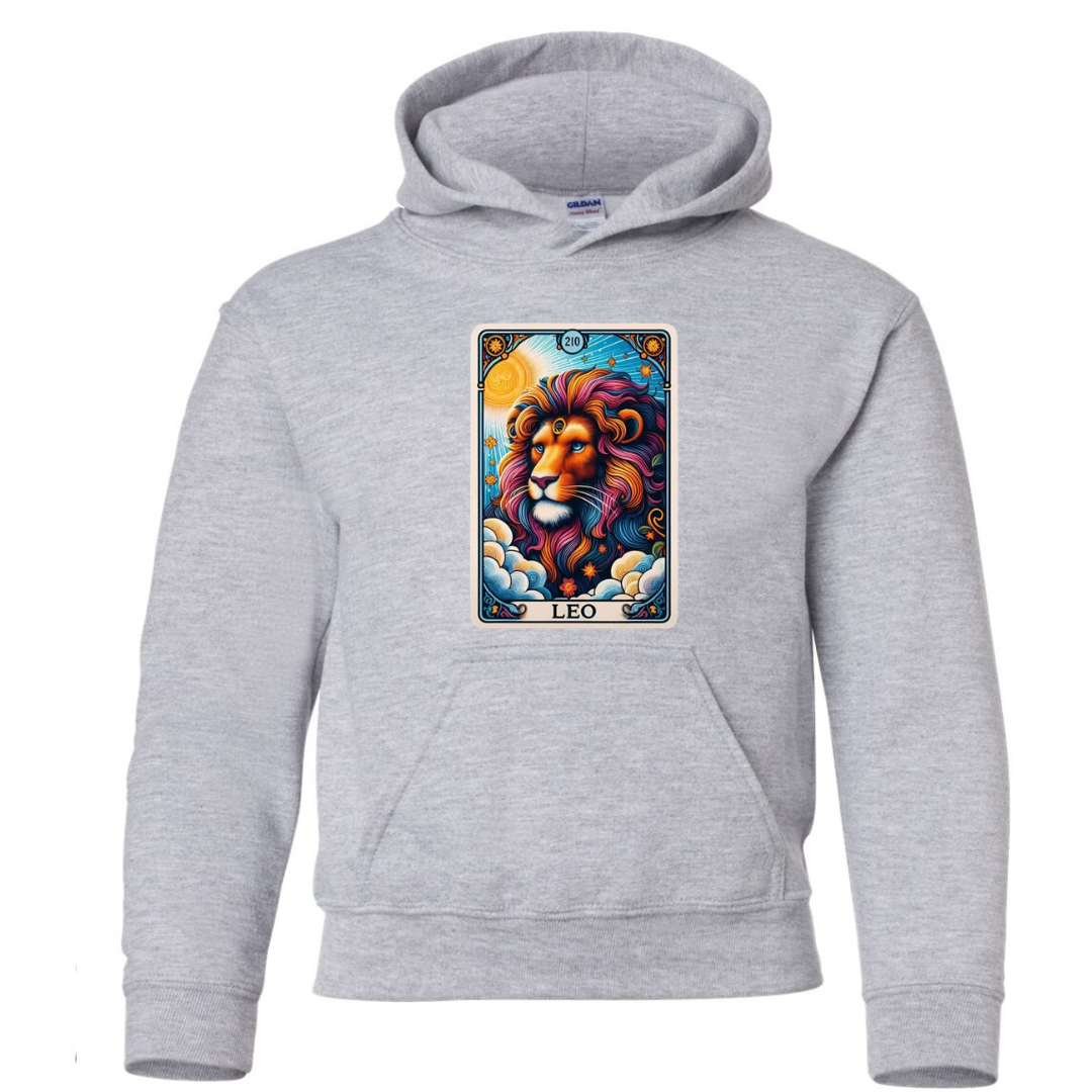 Zodiac Tarot Style Hoodie : Leo