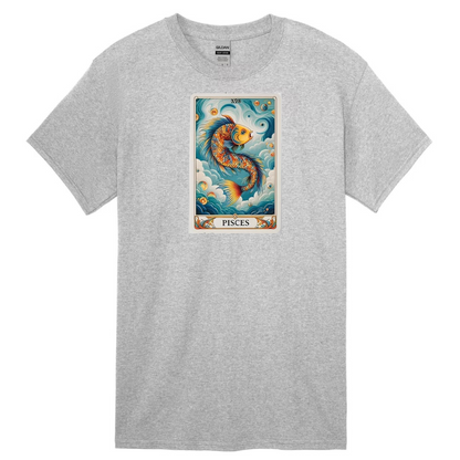 Zodiac Tarot  Style T-shirt : Pisces