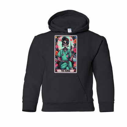 Tarot / Loteria Style Hoodie : The Nurse