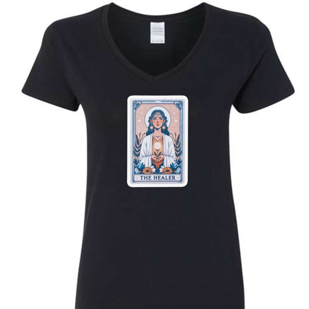 Tarot / Loteria Style T-shirt : The Healer