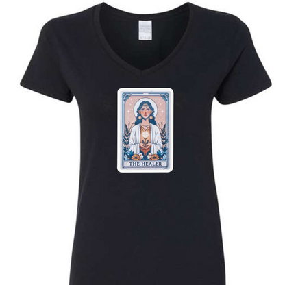 Tarot / Loteria Style T-shirt : The Healer