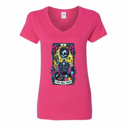 Tarot / Loteria Style T-shirt : The Nail Tech