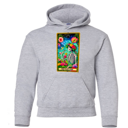 Tarot / Loteria Style Hoodie : The Plant Lady