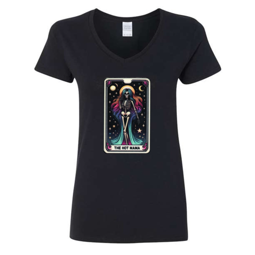 Tarot / Loteria Style T-shirt : The Hot Mama