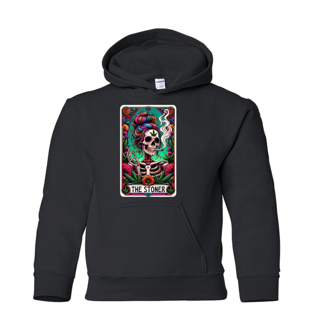 Tarot / Loteria Style Hoodie : The Stoner