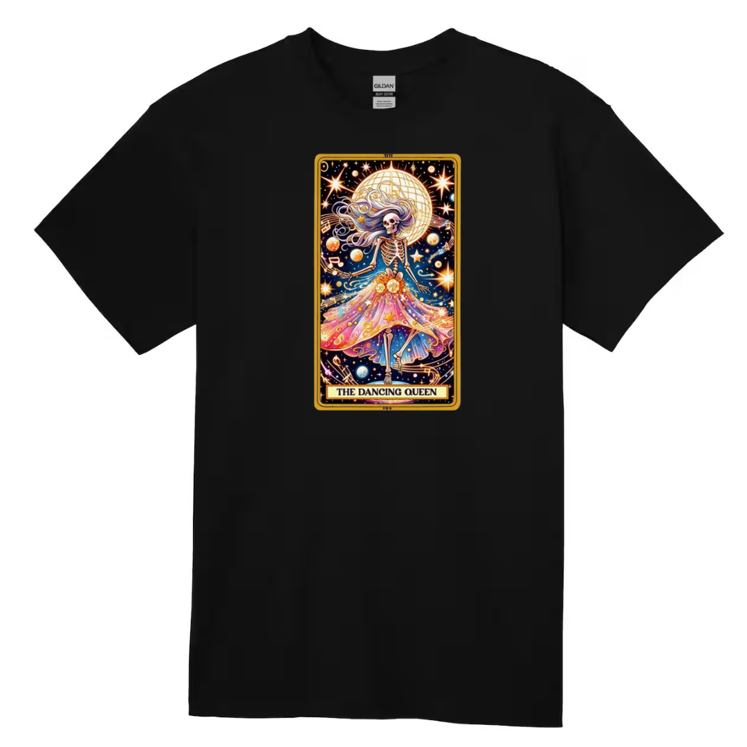 Tarot / Loteria Style T-shirt : The Dancing Queen