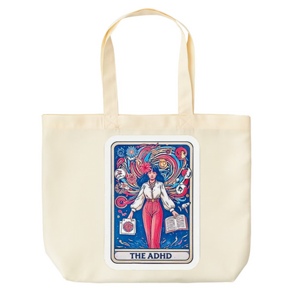 Tarot / Loteria Style Tote Bag : The ADHD