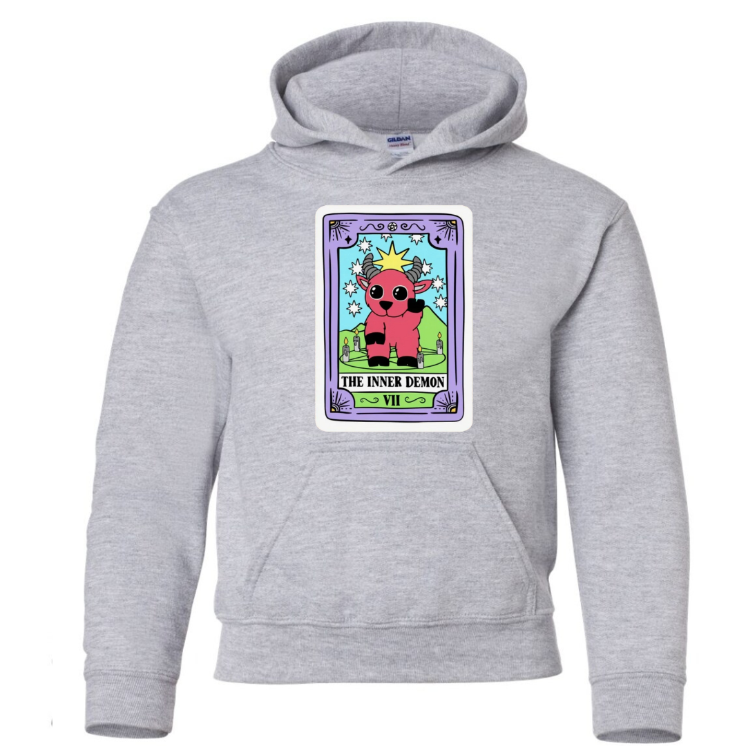 Tarot / Loteria Style Hoodie : The Inner Demon