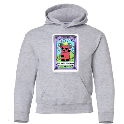 Tarot / Loteria Style Hoodie : The Inner Demon