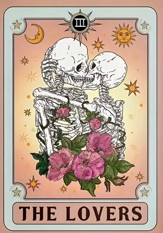 The Lovers - Tarot / Loteria Style Diamond Painting