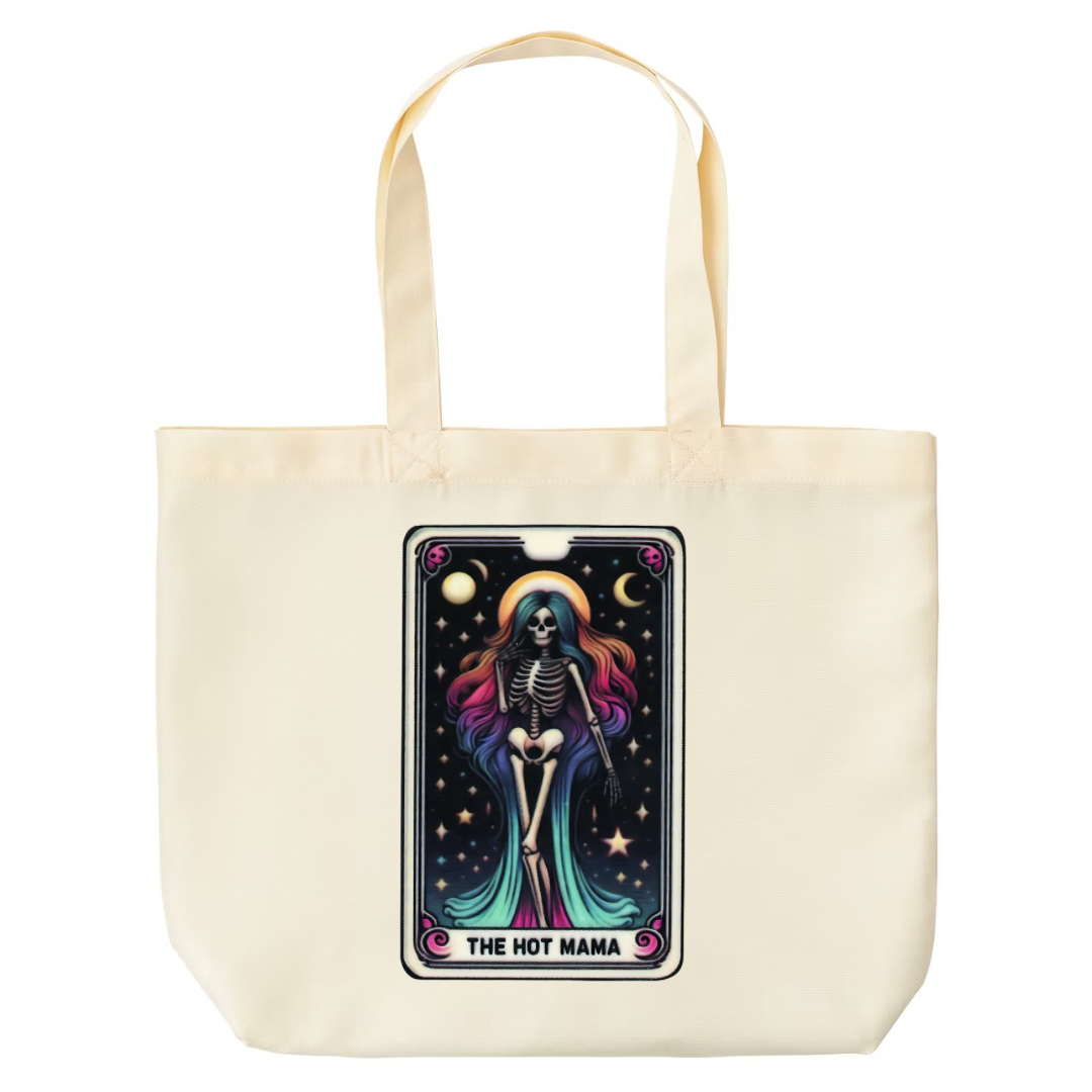 Tarot / Loteria Style Tote Bag : The Hot Mama