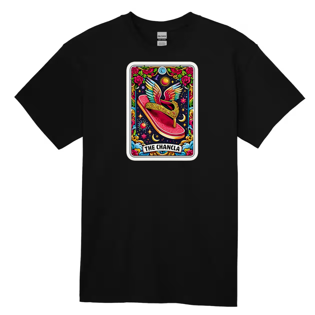 Tarot / Loteria Style T-shirt : The Chancla