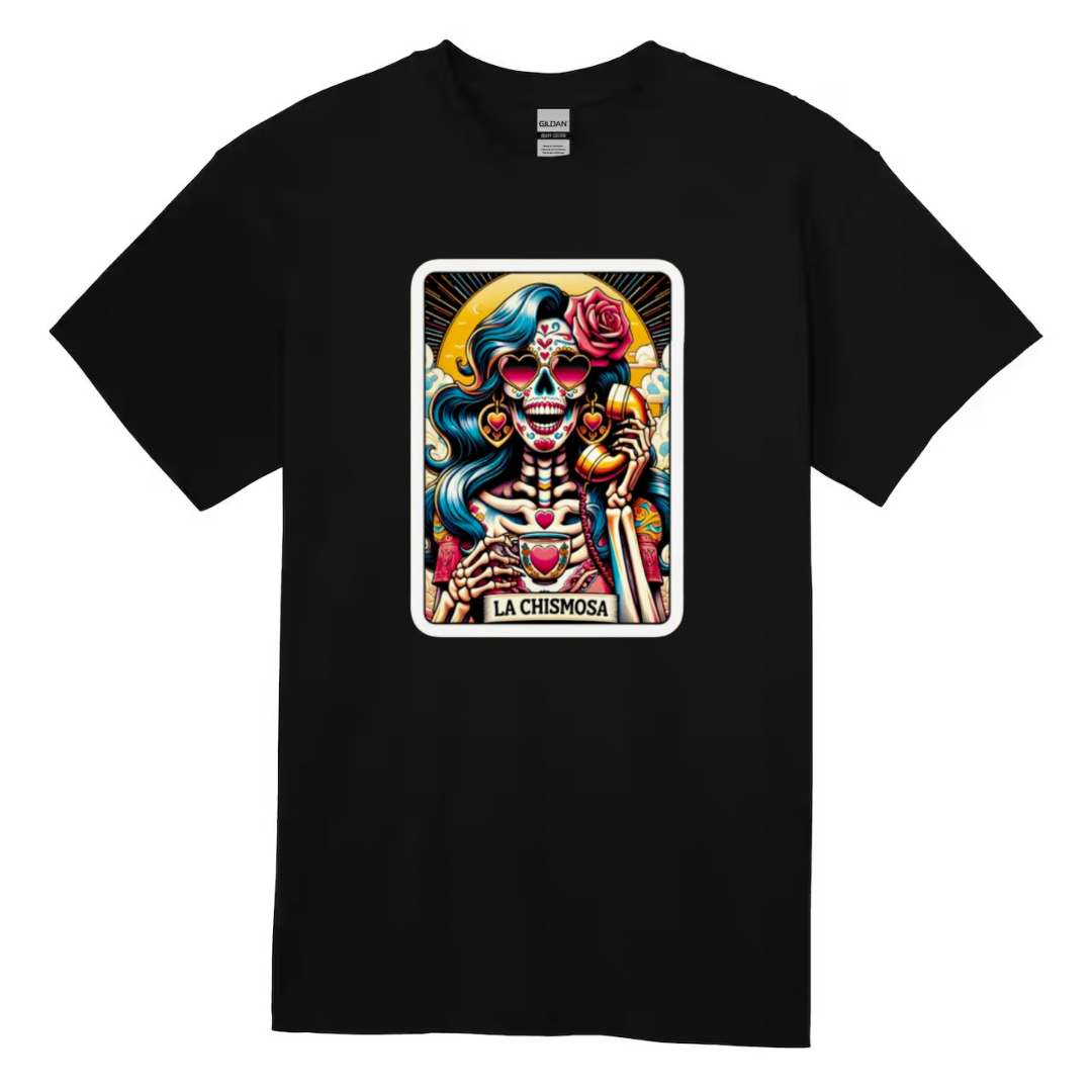 Tarot / Loteria Style T-shirt : La Chismosa