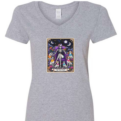 Tarot / Loteria Style T-shirt : The Dog Mom