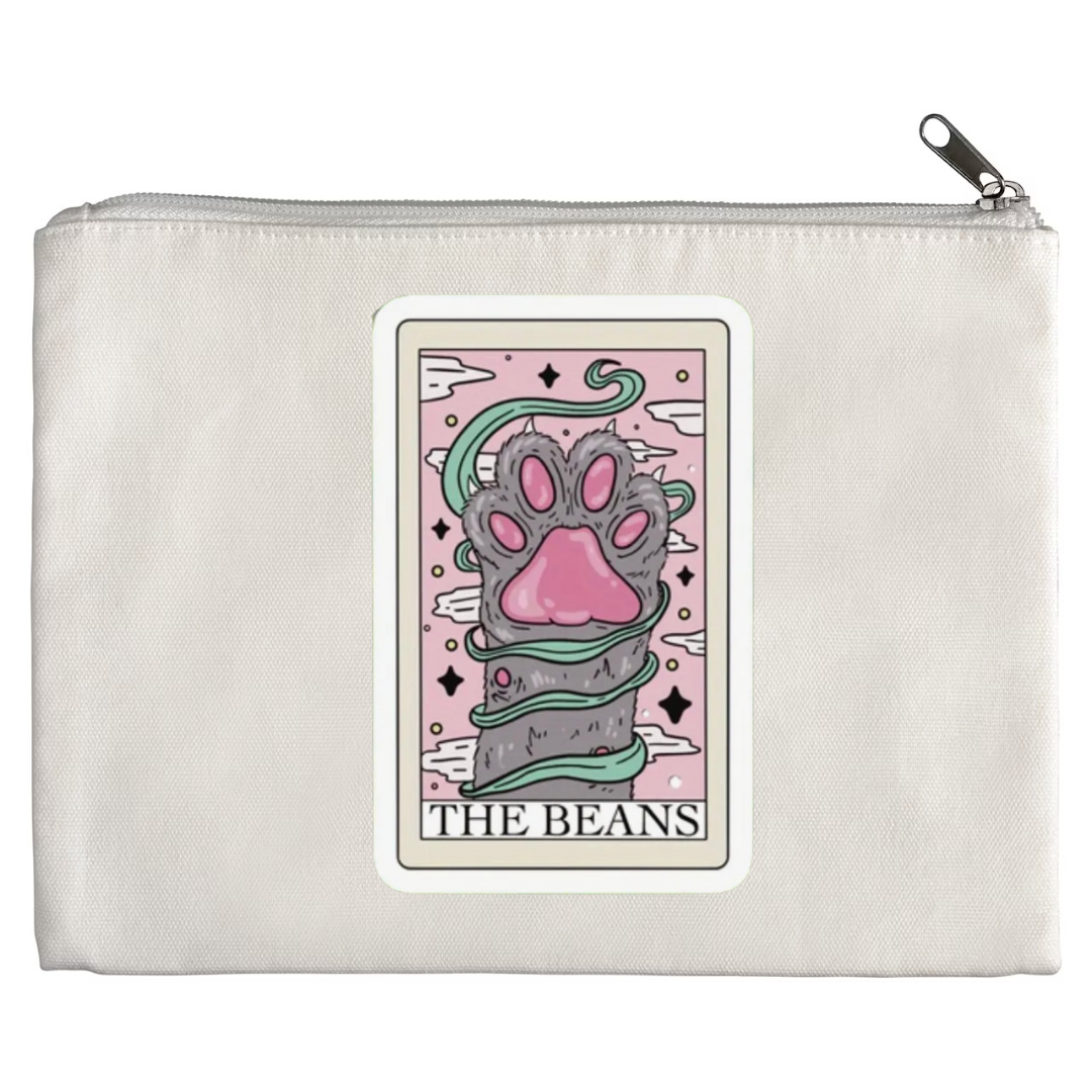 Tarot / Loteria Style Makeup Bag: The Beans