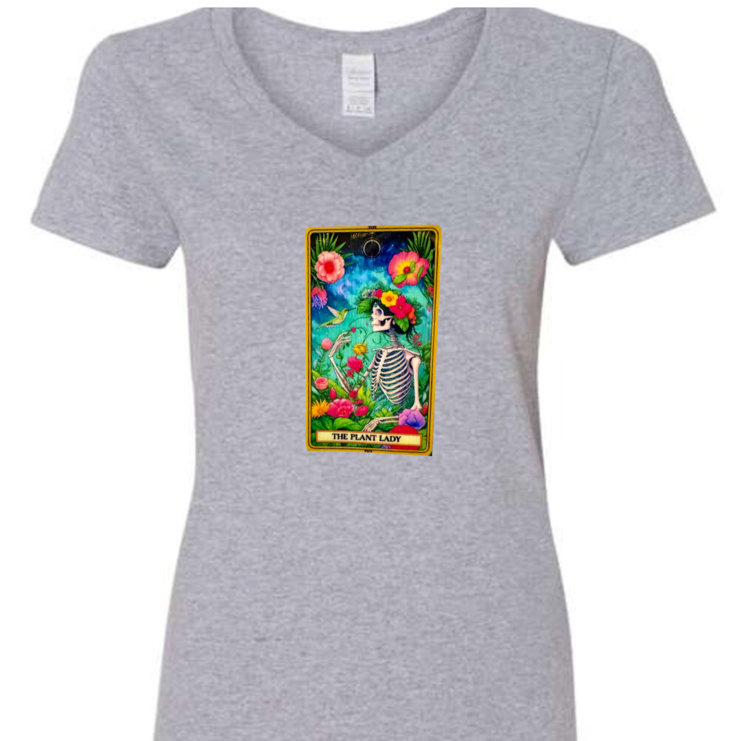 Tarot / Loteria Style T-shirt : The Plant Lady