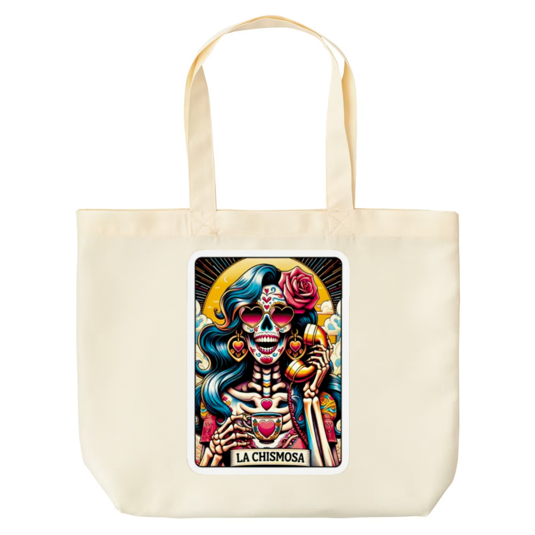 Tarot / Loteria Style Tote Bag : La Chismosa