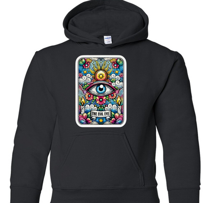 Tarot / Loteria Style Hoodie : The Evil Eye