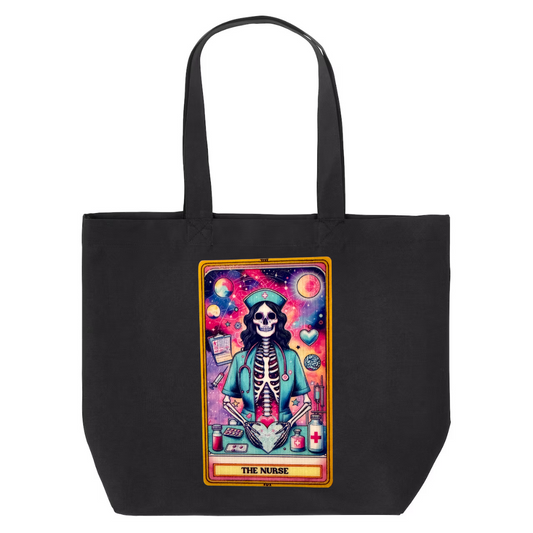 Tarot / Loteria Style Tote Bag : The Nurse (v2)