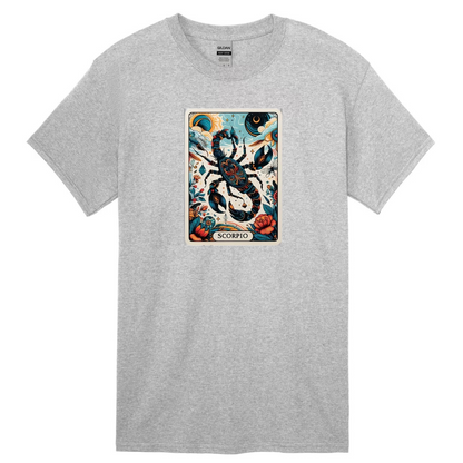 Zodiac Tarot  Style T-shirt : Scorpio