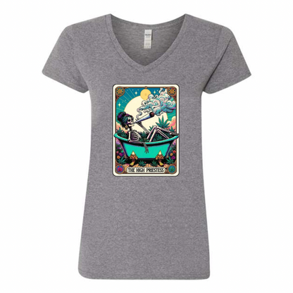 Tarot / Loteria Style T-shirt : The High Priestess