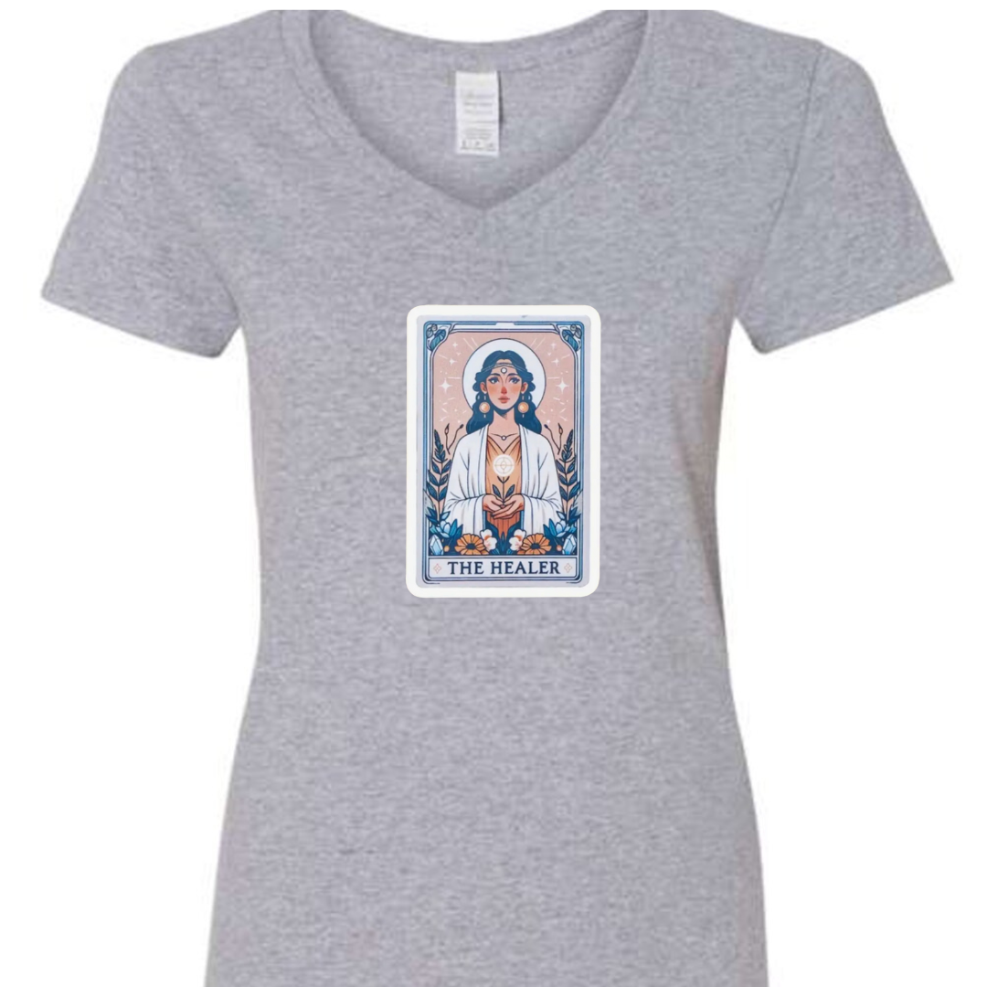 Tarot / Loteria Style T-shirt : The Healer