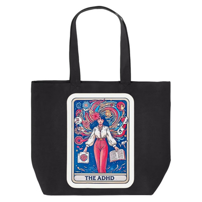 Tarot / Loteria Style Tote Bag : The ADHD