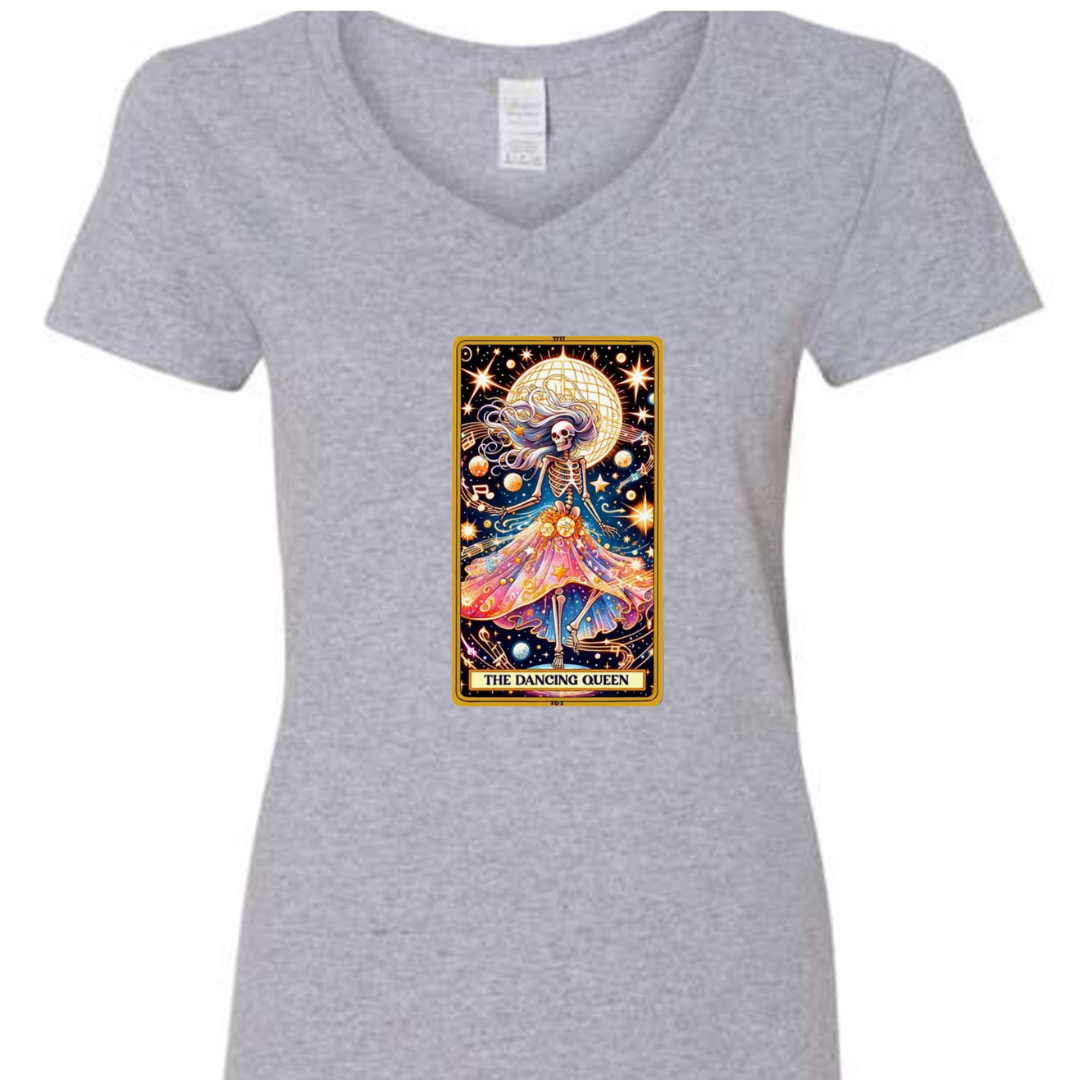 Tarot / Loteria Style T-shirt : The Dancing Queen