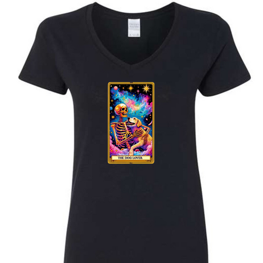 Tarot / Loteria Style T-shirt : The Dog Lover