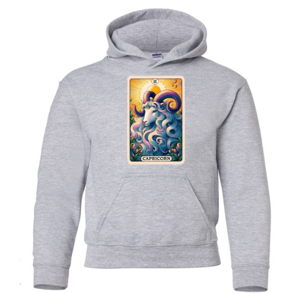 Zodiac Tarot Style Hoodie : Capricorn