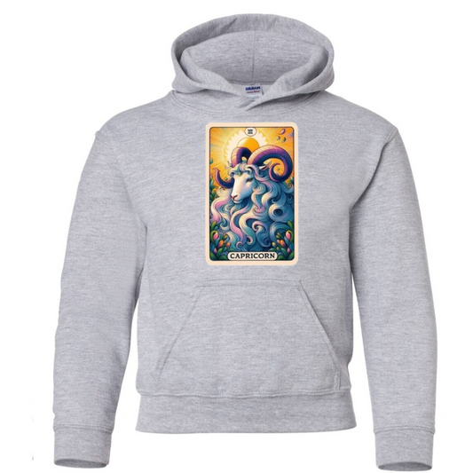 Zodiac Tarot Style Hoodie : Capricorn