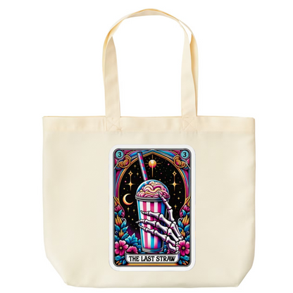 Tarot / Loteria Style Tote Bag : The Last Straw