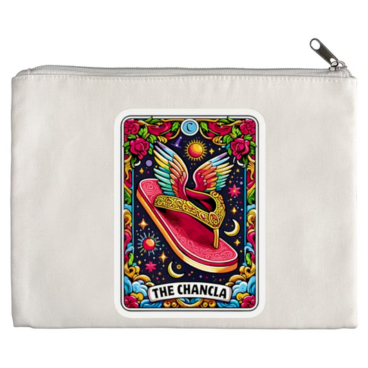 Tarot / Loteria Style Makeup Bag: The Chancla