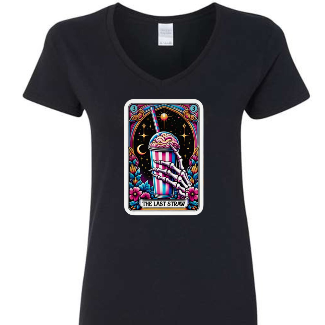 Tarot / Loteria Style T-shirt : The Last Straw