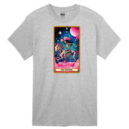 Tarot / Loteria Style T-shirt : The Cowgirl