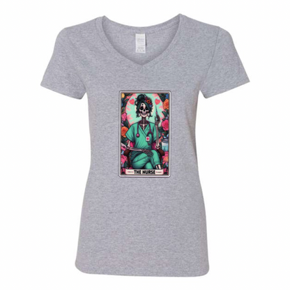 Tarot / Loteria Style T-shirt : The Nurse