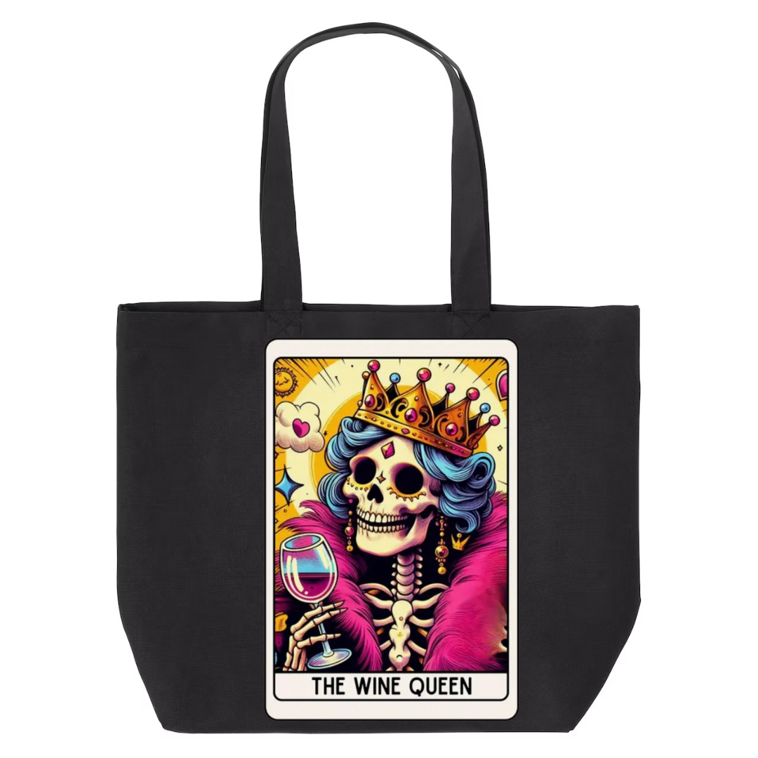 Tarot / Loteria Style Tote Bag : The Wine Queen