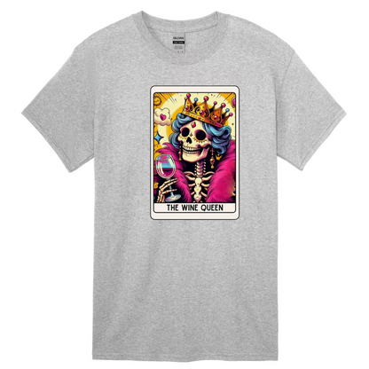 Tarot / Loteria Style T-shirt : The Wine Queen