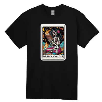 Tarot / Loteria Style T-shirt : The Spicy Book Club