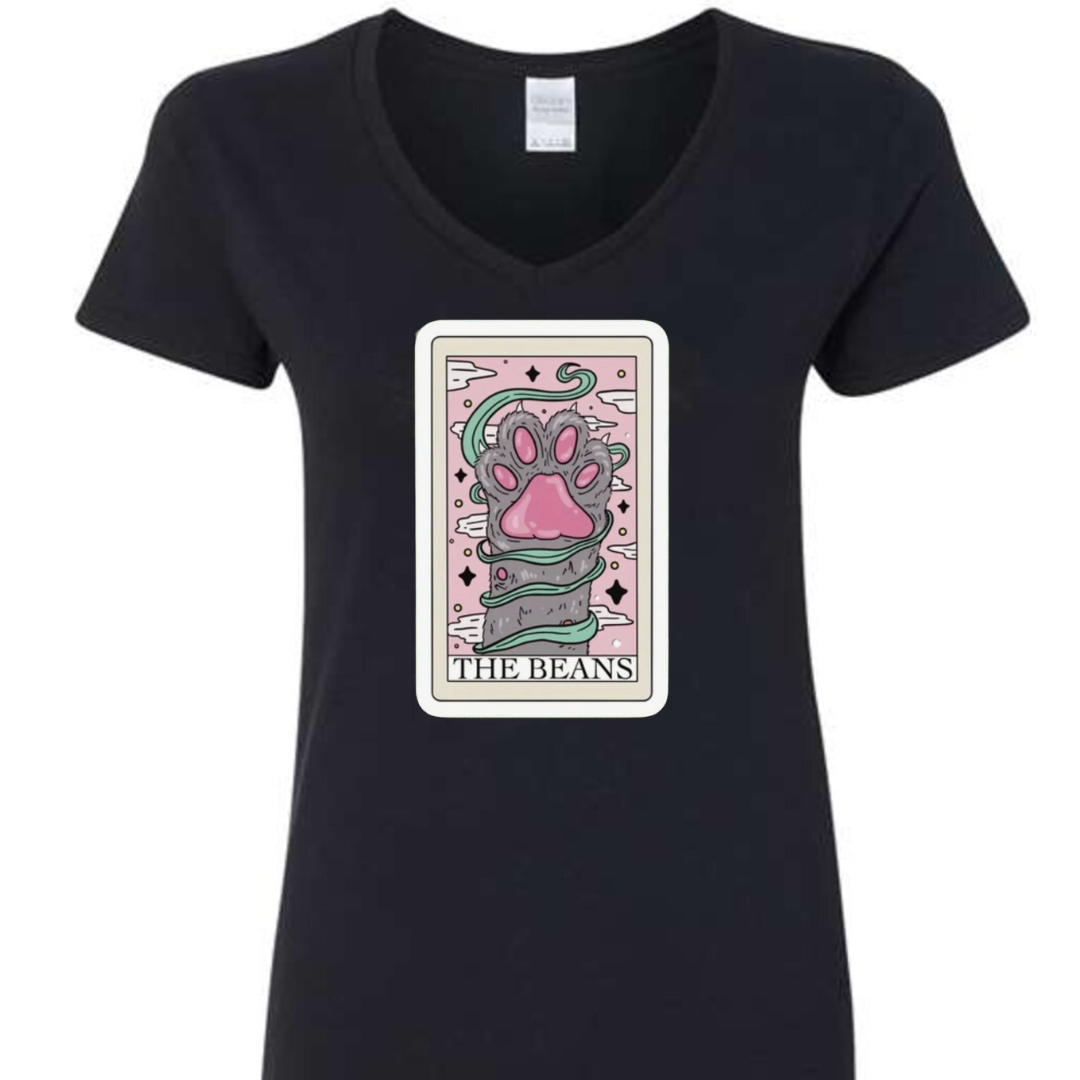 Tarot / Loteria Style T-shirt : The Beans