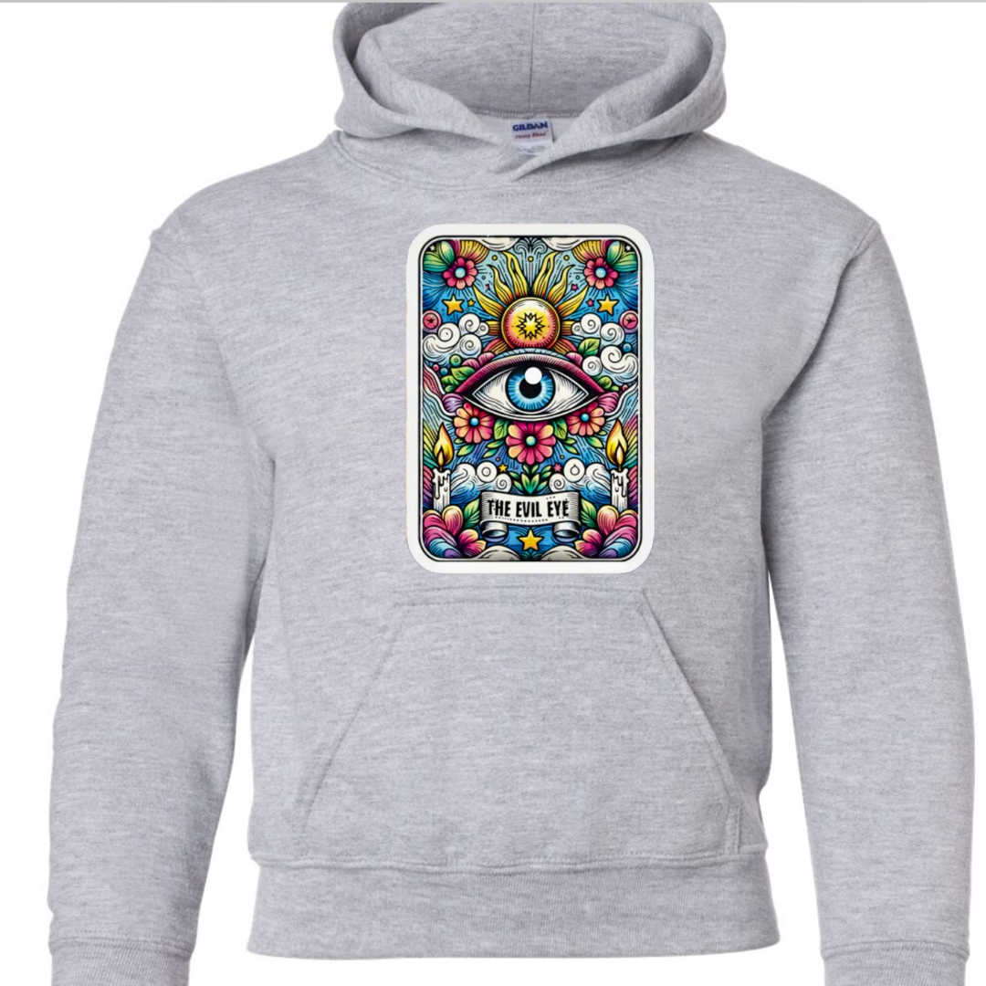 Tarot / Loteria Style Hoodie : The Evil Eye