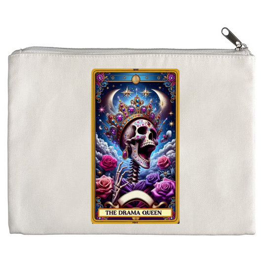 Tarot / Loteria Style Makeup Bag: The Drama Queen (v1)