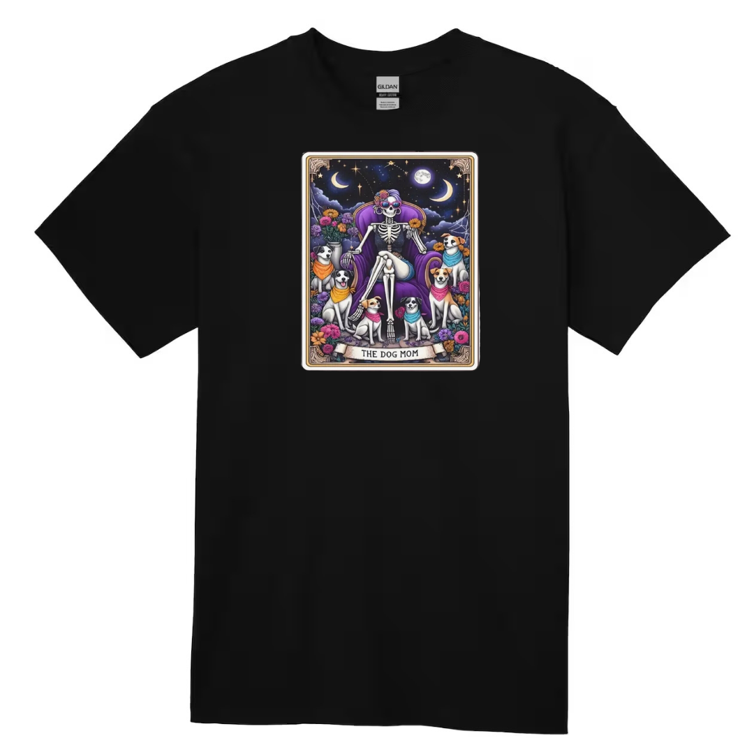 Tarot / Loteria Style T-shirt : The Dog Mom