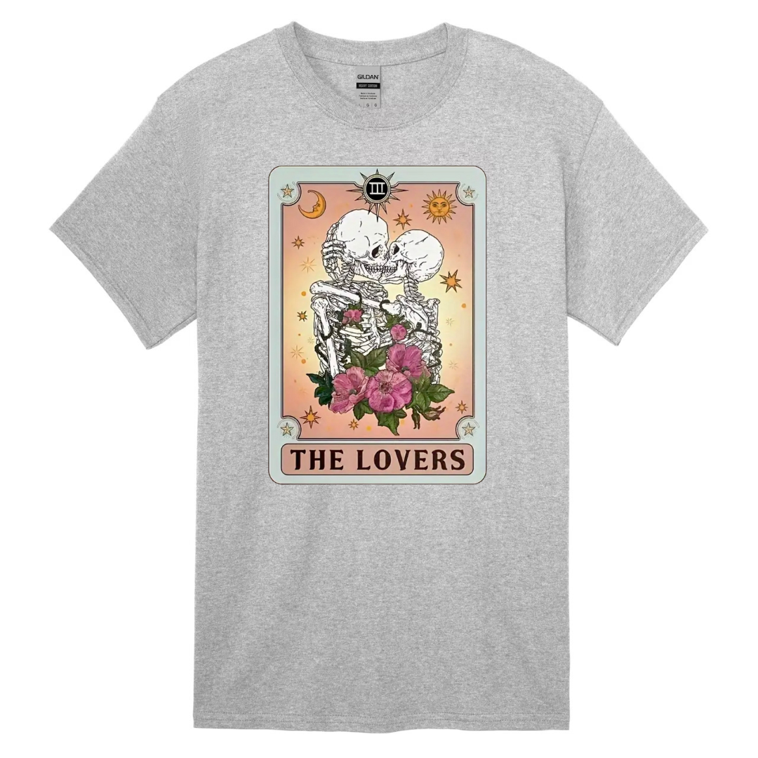 Tarot / Loteria Style T-shirt : The Lovers