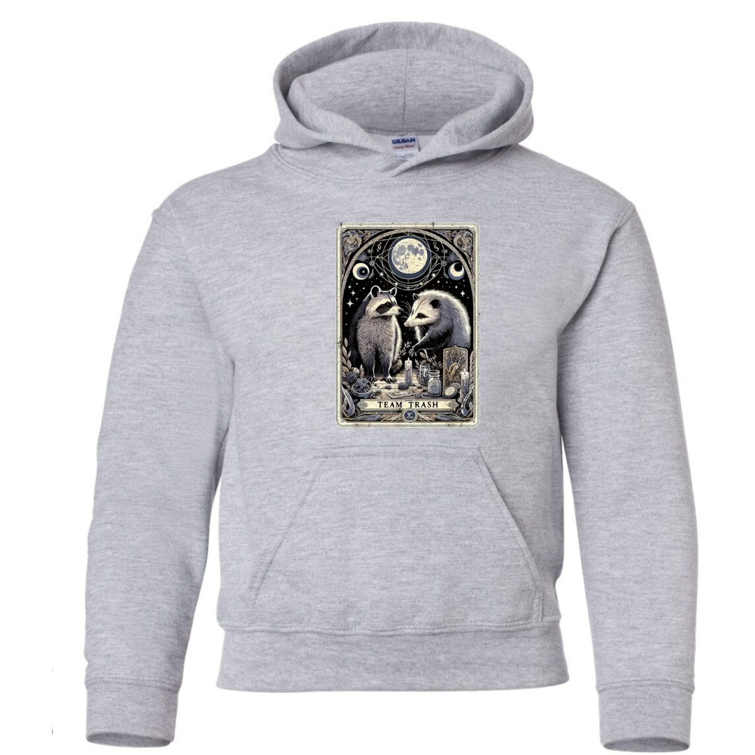 Tarot / Loteria Style Hoodie : Team Trash