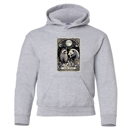 Tarot / Loteria Style Hoodie : Team Trash