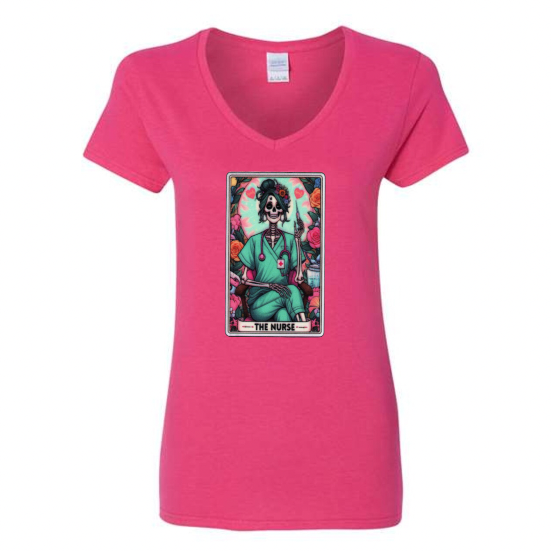 Tarot / Loteria Style T-shirt : The Nurse